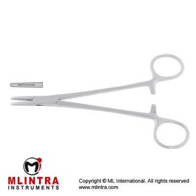 Mayo-Hegar Needle Holder Slender Pattern Stainless Steel, 16 cm - 6 1/4"